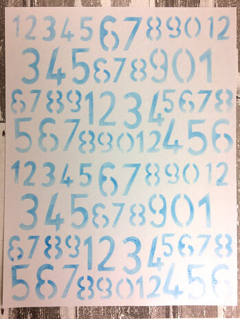 Ranger Dyan Reaveley Dylusions Stencil L Old School Number (DYS55594) (DISCONTINUED) Ranger Dyan Reaveley Dylusions Stencil L Old School Number (DYS55594) (DISCONTINUED)