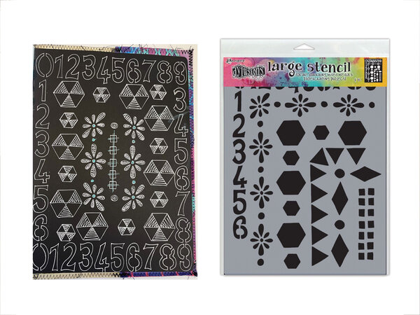 Ranger Dyan Reaveley Dylusions Stencil L Number Frame (DYS78036) (DISCONTINUED) Ranger Dyan Reaveley Dylusions Stencil L Number Frame (DYS78036) (DISCONTINUED)