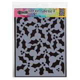 Ranger Dyan Reaveley Dylusions Stencil L Jolly Holly (DYS81746) (DISCONTINUED)
