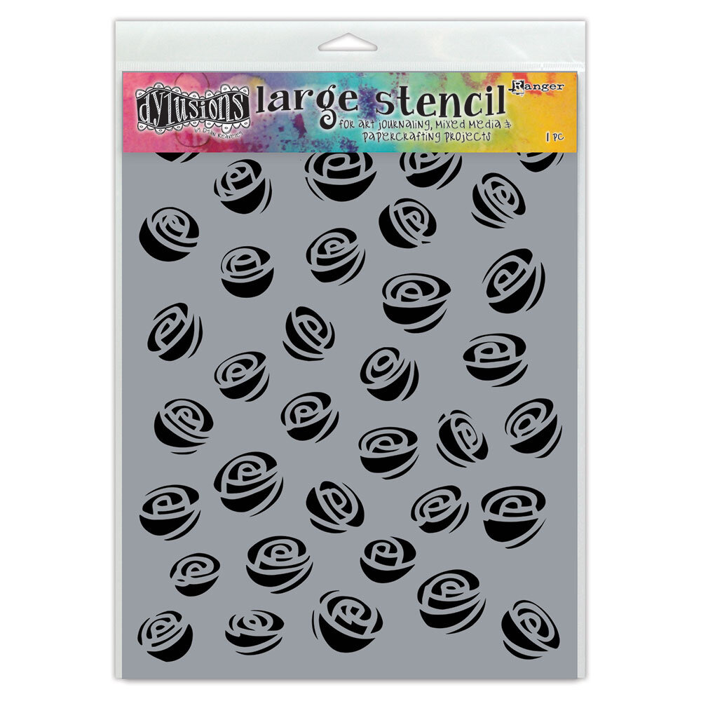 Ranger Dyan Reaveley Dylusions Stencil L Garden of Roses (DYS63728) (DISCONTINUED) Ranger Dyan Reaveley Dylusions Stencil L Garden of Roses (DYS63728) (DISCONTINUED)