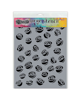 Ranger Dyan Reaveley Dylusions Stencil L Garden of Roses (DYS63728) (DISCONTINUED)