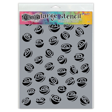 Ranger Dyan Reaveley Dylusions Stencil L Garden of Roses (DYS63728) (DISCONTINUED) Ranger Dyan Reaveley Dylusions Stencil L Garden of Roses (DYS63728) (DISCONTINUED)