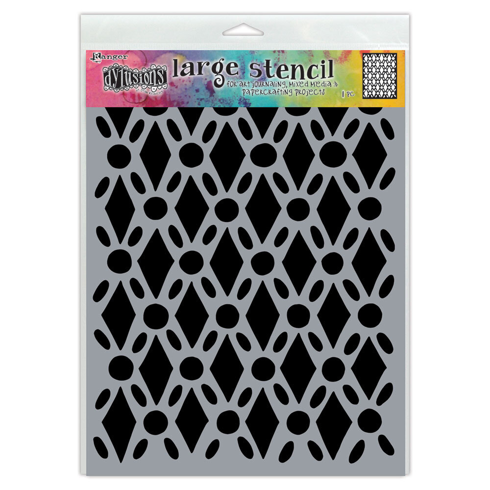 Ranger Dyan Reaveley Dylusions Stencil L Fancy Floor (DYS71501) (DISCONTINUED) Ranger Dyan Reaveley Dylusions Stencil L Fancy Floor (DYS71501) (DISCONTINUED)