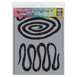 Ranger Dyan Reaveley Dylusions Stencil L Down the Rabbit Hole (DYS79781) (DISCONTINUED)