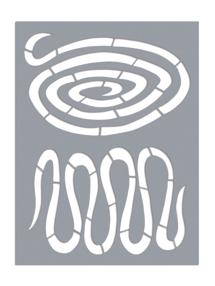 Ranger Dyan Reaveley Dylusions Stencil L Down the Rabbit Hole (DYS79781) (DISCONTINUED) Ranger Dyan Reaveley Dylusions Stencil L Down the Rabbit Hole (DYS79781) (DISCONTINUED)