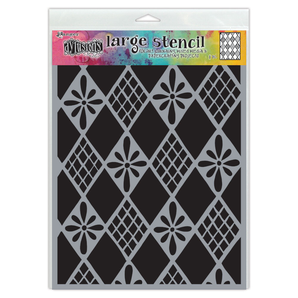 Ranger Dyan Reaveley Dylusions Stencil L Diamond Are Forever (DYS75318) (DISCONTINUED) Ranger Dyan Reaveley Dylusions Stencil L Diamond Are Forever (DYS75318) (DISCONTINUED)