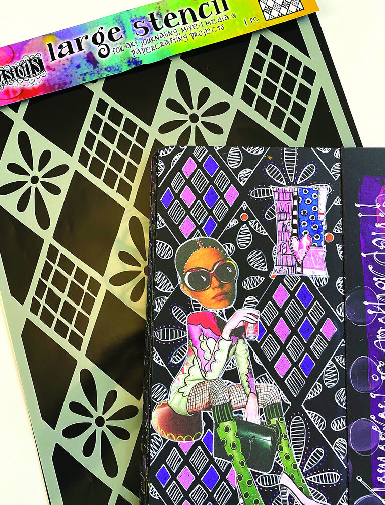 Ranger Dyan Reaveley Dylusions Stencil L Diamond Are Forever (DYS75318) (DISCONTINUED) Ranger Dyan Reaveley Dylusions Stencil L Diamond Are Forever (DYS75318) (DISCONTINUED)