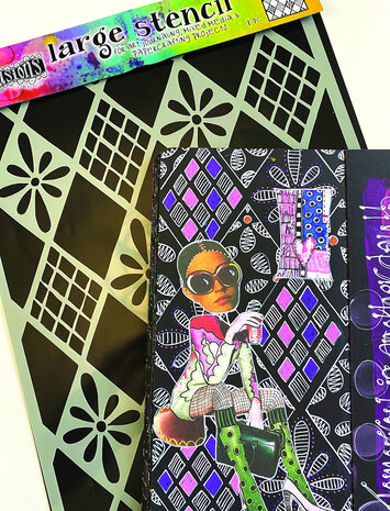 Ranger Dyan Reaveley Dylusions Stencil L Diamond Are Forever (DYS75318) (DISCONTINUED) Ranger Dyan Reaveley Dylusions Stencil L Diamond Are Forever (DYS75318) (DISCONTINUED)