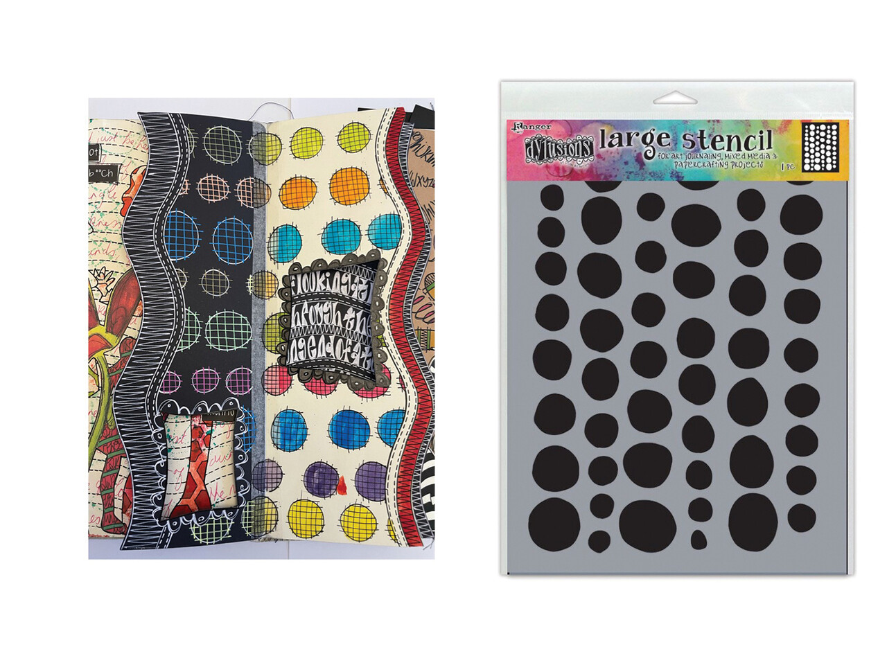 Ranger Dyan Reaveley Dylusions Stencil L Coins (DYS78012) (DISCONTINUED) Ranger Dyan Reaveley Dylusions Stencil L Coins (DYS78012) (DISCONTINUED)