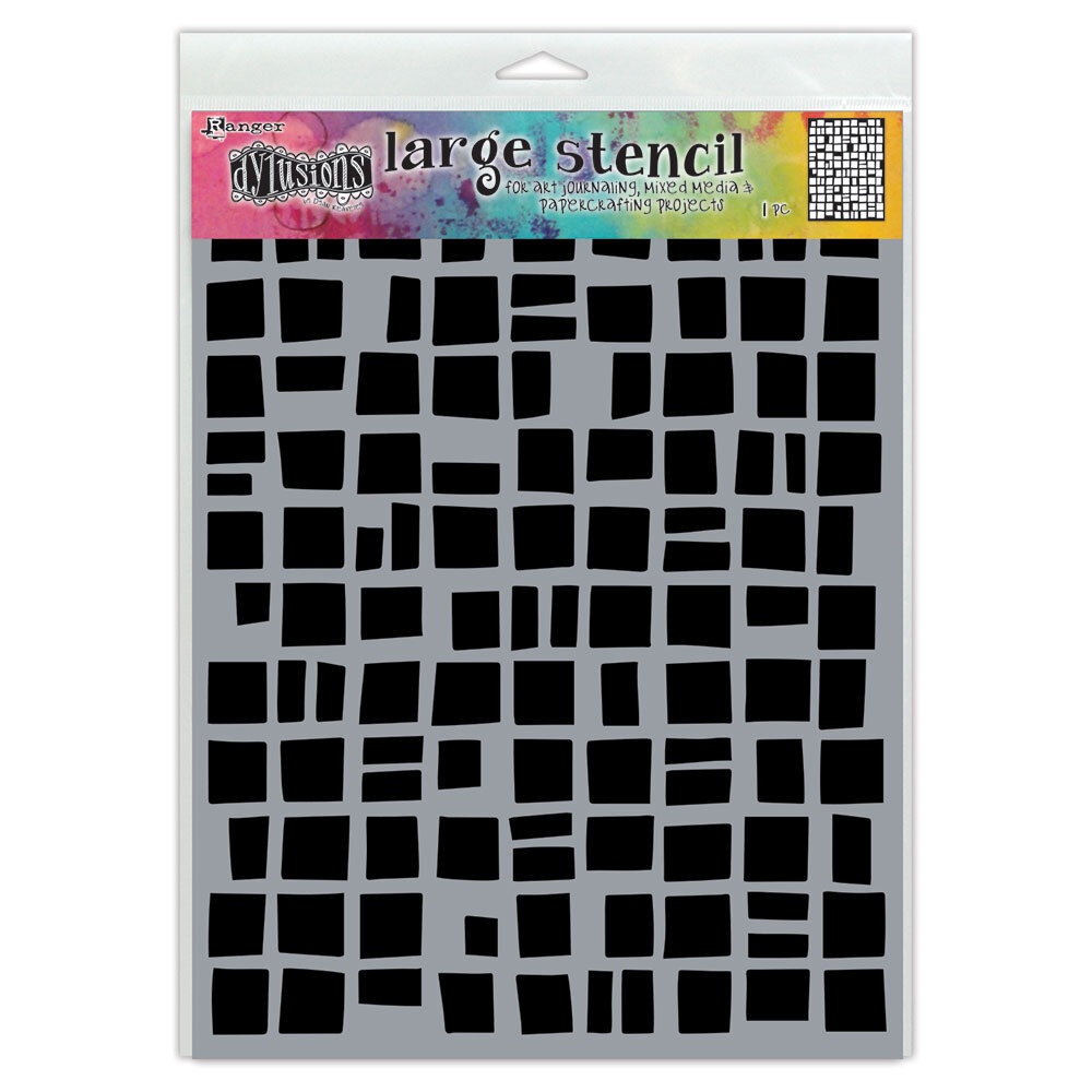 Ranger Dyan Reaveley Dylusions Stencil L Betsy's Block (DYS71488) (DISCONTINUED) Ranger Dyan Reaveley Dylusions Stencil L Betsy's Block (DYS71488) (DISCONTINUED)