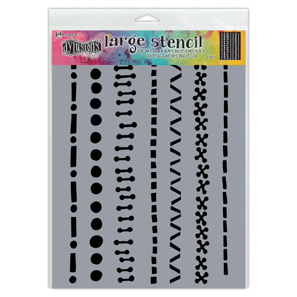 Ranger Dyan Reaveley Dylusions Stencil L A Stitch in Time (DYS71471)