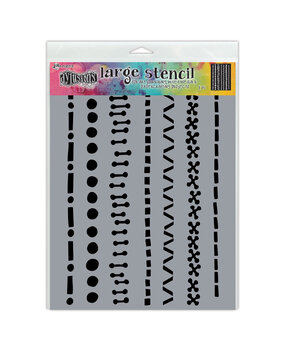 Ranger Dyan Reaveley Dylusions Stencil L A Stitch in Time (DYS71471) (DISCONTINUED)