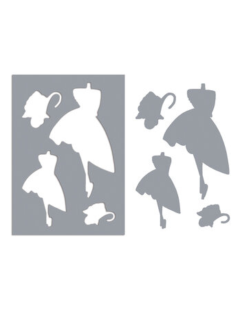 Ranger Dyan Reaveley Dylusions Couture Stencils & Masks Night at the Opera (DYS79934) (DISCONTINUED)