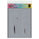 Ranger Dyan Reaveley Dylusions Couture Stencils & Masks Man About Town (DYS79927) (DISCONTINUED)