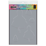 Ranger Dyan Reaveley Dylusions Couture Stencils & Masks Ladies Who Lunch (DYS79910) (DISCONTINUED)