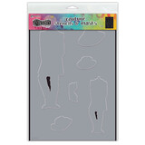 Ranger Dyan Reaveley Dylusions Couture Stencils & Masks A Day at the Races (DYS79903) (DISCONTINUED)