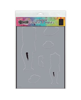 Ranger Dyan Reaveley Dylusions Couture Stencils & Masks A Day at the Races (DYS79903) (DISCONTINUED)