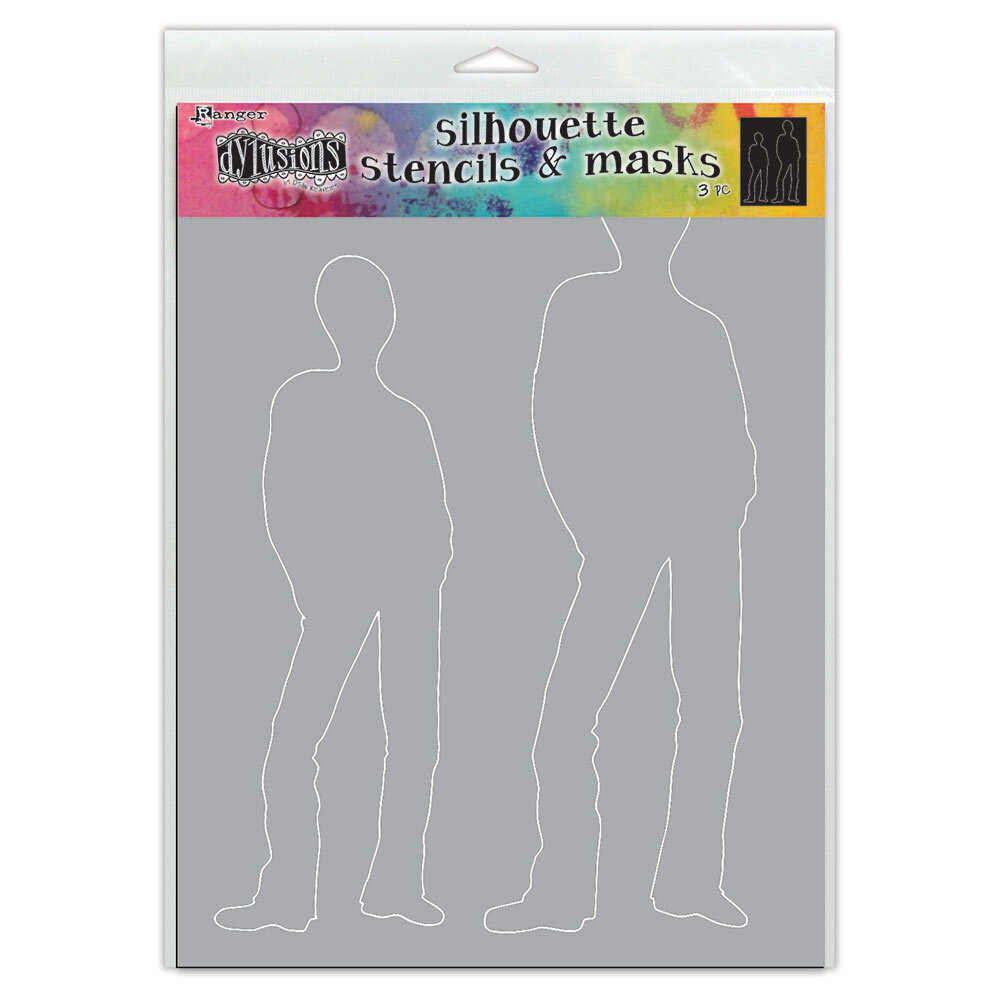 Ranger Dyan Reaveley Dylusions Stencils & Masks Silhouette Tom (DYS75370) (DISCONTINUED) Ranger Dyan Reaveley Dylusions Stencils & Masks Silhouette Tom (DYS75370) (DISCONTINUED)
