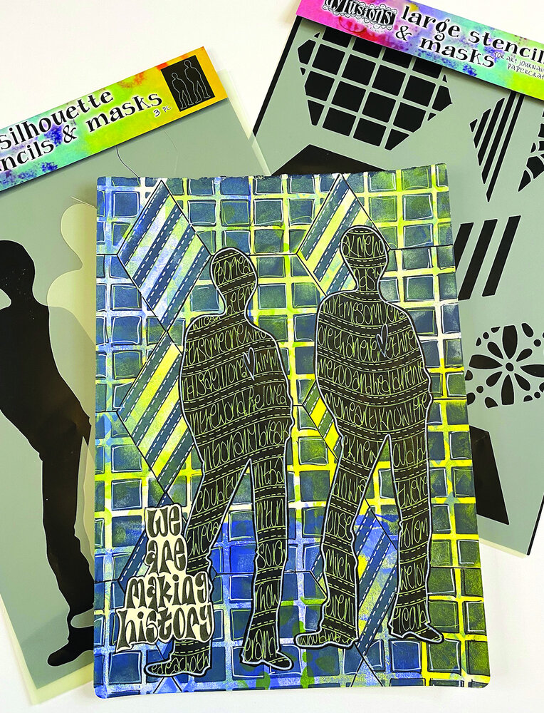 Ranger Dyan Reaveley Dylusions Stencils & Masks Silhouette Tom (DYS75370) (DISCONTINUED) Ranger Dyan Reaveley Dylusions Stencils & Masks Silhouette Tom (DYS75370) (DISCONTINUED)