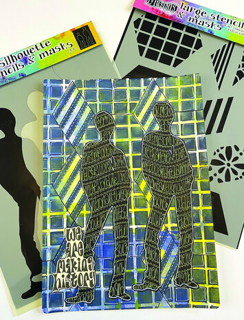 Ranger Dyan Reaveley Dylusions Stencils & Masks Silhouette Tom (DYS75370) (DISCONTINUED) Ranger Dyan Reaveley Dylusions Stencils & Masks Silhouette Tom (DYS75370) (DISCONTINUED)