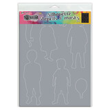Ranger Dyan Reaveley Dylusions Stencils & Masks Silhouette Grandkids (DYS78104) (DISCONTINUED)
