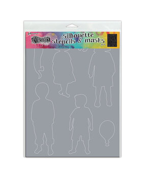 Ranger Dyan Reaveley Dylusions Stencils & Masks Silhouette Grandkids (DYS78104) (DISCONTINUED)