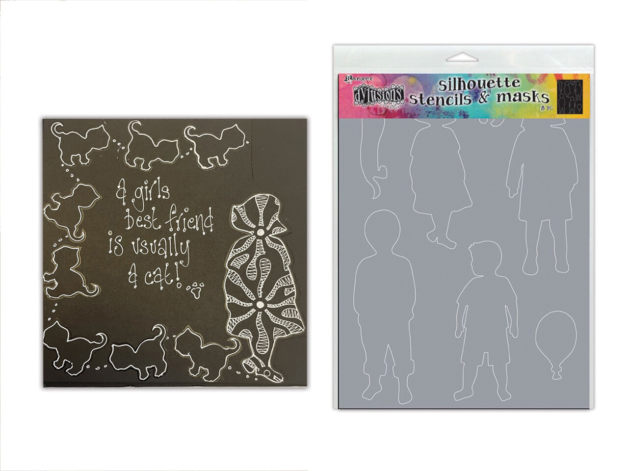 Ranger Dyan Reaveley Dylusions Stencils & Masks Silhouette Grandkids (DYS78104) (DISCONTINUED) Ranger Dyan Reaveley Dylusions Stencils & Masks Silhouette Grandkids (DYS78104) (DISCONTINUED)