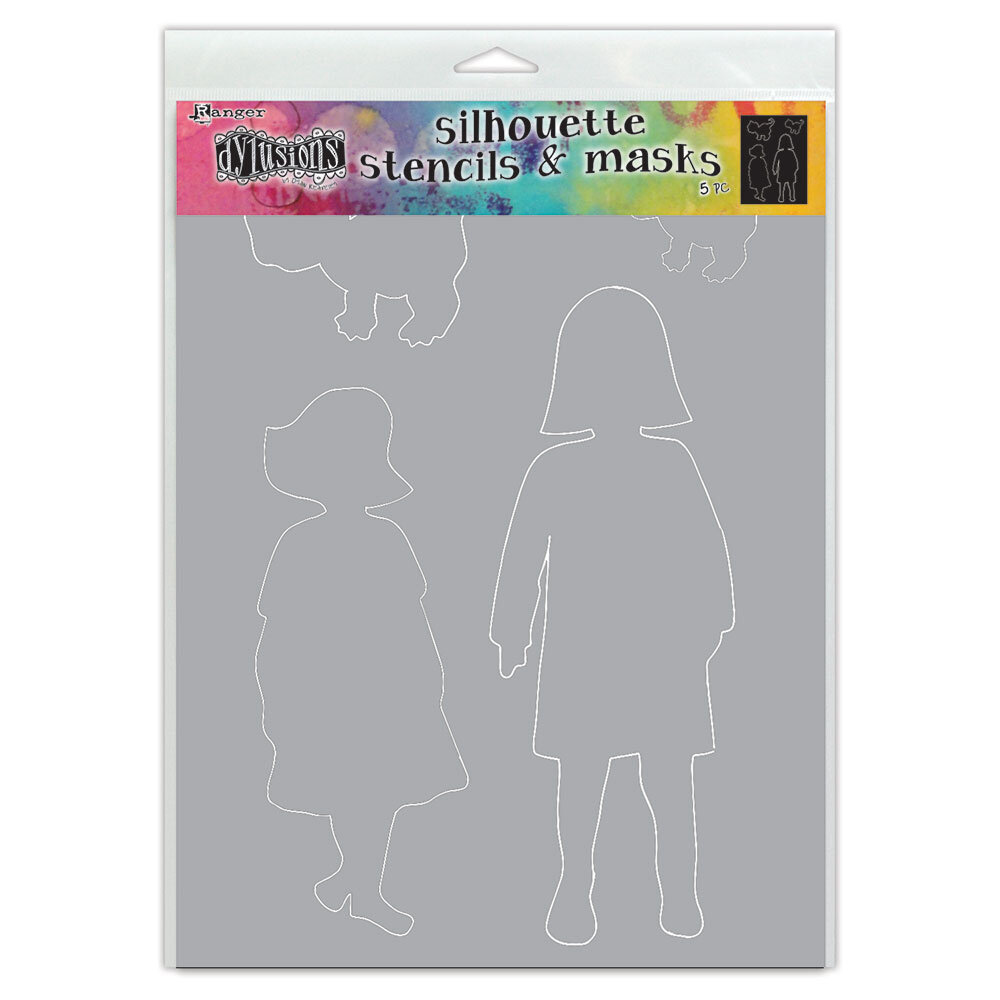 Ranger Dyan Reaveley Dylusions Stencils & Masks Silhouette Edith (DYS75356) (DISCONTINUED)