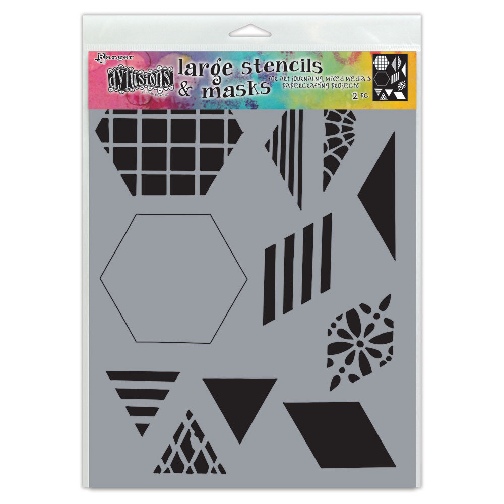 Ranger Dyan Reaveley Dylusions Stencils & Masks L 2 Inch Quilt (DYS75332) (DISCONTINUED) Ranger Dyan Reaveley Dylusions Stencils & Masks L 2 Inch Quilt (DYS75332) (DISCONTINUED)