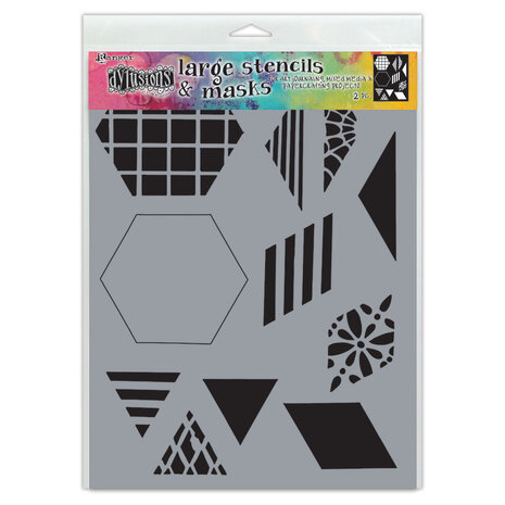 Ranger Dyan Reaveley Dylusions Stencils & Masks L 2 Inch Quilt (DYS75332) (DISCONTINUED) Ranger Dyan Reaveley Dylusions Stencils & Masks L 2 Inch Quilt (DYS75332) (DISCONTINUED)