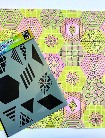 Ranger Dyan Reaveley Dylusions Stencils & Masks L 2 Inch Quilt (DYS75332) (DISCONTINUED) Ranger Dyan Reaveley Dylusions Stencils & Masks L 2 Inch Quilt (DYS75332) (DISCONTINUED)