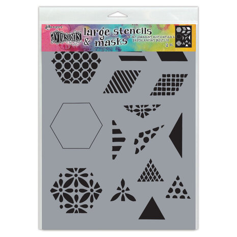 Ranger Dyan Reaveley Dylusions Stencils & Masks L 1 1/2 Inch Quilt (DYS75349) (DISCONTINUED)