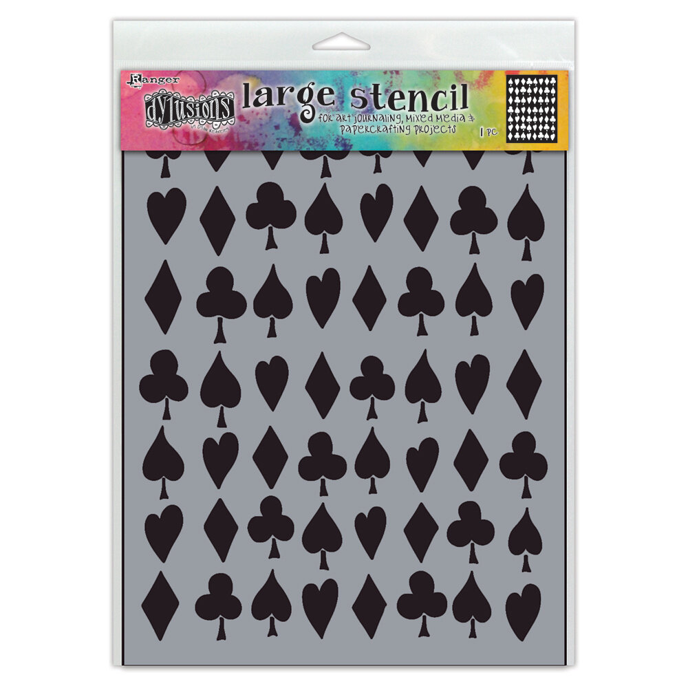 Ranger Dyan Reaveley Dylusions Stencil L Suits You Sir (DYS79835) (DISCONTINUED) Ranger Dyan Reaveley Dylusions Stencil L Suits You Sir (DYS79835) (DISCONTINUED)