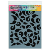 Ranger Dyan Reaveley Dylusions Stencil L Stash of 'Tache (DYS49807) (DISCONTINUED)