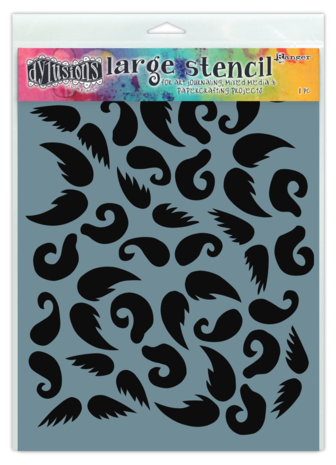 Ranger Dyan Reaveley Dylusions Stencil L Stash of 'Tache (DYS49807) (DISCONTINUED) Ranger Dyan Reaveley Dylusions Stencil L Stash of 'Tache (DYS49807) (DISCONTINUED)