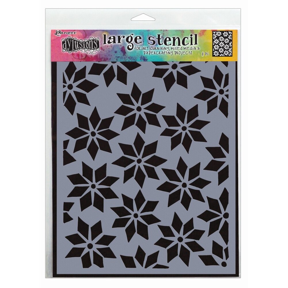 Ranger Dyan Reaveley Dylusions Stencil L Star Flurry (DYS81753) (DISCONTINUED) Ranger Dyan Reaveley Dylusions Stencil L Star Flurry (DYS81753) (DISCONTINUED)