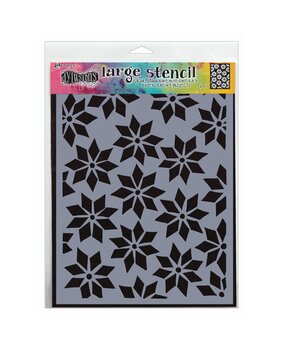 Ranger Dyan Reaveley Dylusions Stencil L Star Flurry (DYS81753) (DISCONTINUED)
