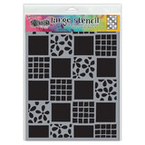 Ranger Dyan Reaveley Dylusions Stencil L Square Dance (DYS75325) (DISCONTINUED)