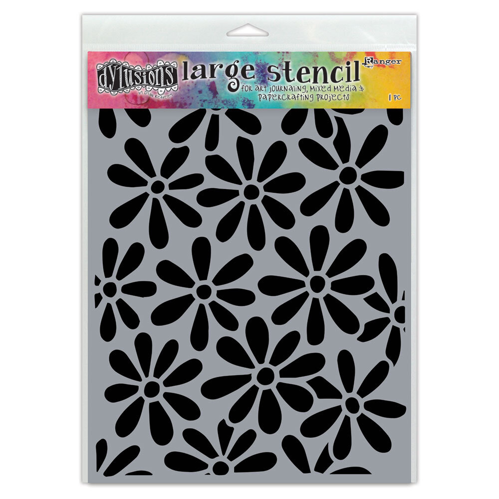 Ranger Dyan Reaveley Dylusions Stencil L Spring Bloom (DYS61649) (DISCONTINUED)
