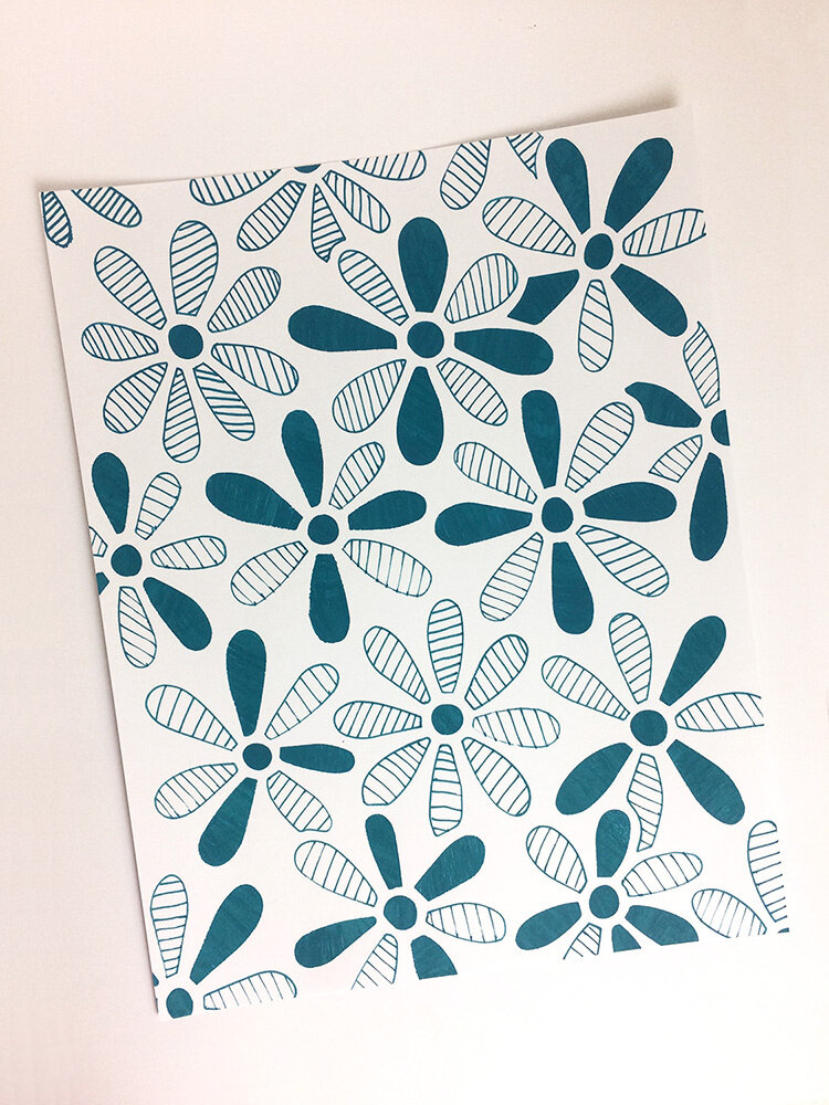 Ranger Dyan Reaveley Dylusions Stencil L Spring Bloom (DYS61649) (DISCONTINUED)