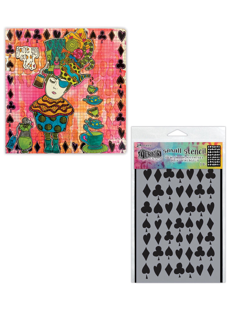 Ranger Dyan Reaveley Dylusions Stencil S Suits You Sir (DYS79880) (DISCONTINUED) Ranger Dyan Reaveley Dylusions Stencil S Suits You Sir (DYS79880) (DISCONTINUED)