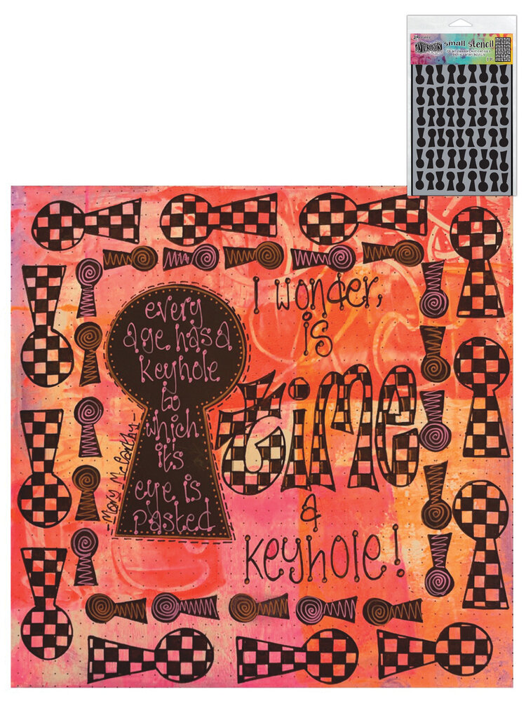 Ranger Dyan Reaveley Dylusions Stencil S Lock 'n' Roll (DYS79866) (DISCONTINUED) Ranger Dyan Reaveley Dylusions Stencil S Lock 'n' Roll (DYS79866) (DISCONTINUED)