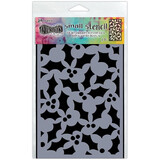 Ranger Dyan Reaveley Dylusions Stencil S Jolly Holly (DYS81760) (DISCONTINUED)