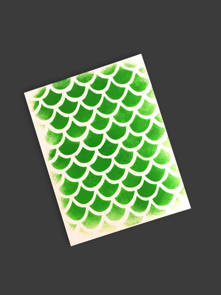 Ranger Dyan Reaveley Dylusions Stencil S Fishtails (DYS63650) (DISCONTINUED) Ranger Dyan Reaveley Dylusions Stencil S Fishtails (DYS63650) (DISCONTINUED)