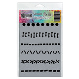 Ranger Dyan Reaveley Dylusions Stencil S A Stitch in Time (DYS71419) (DISCONTINUED)