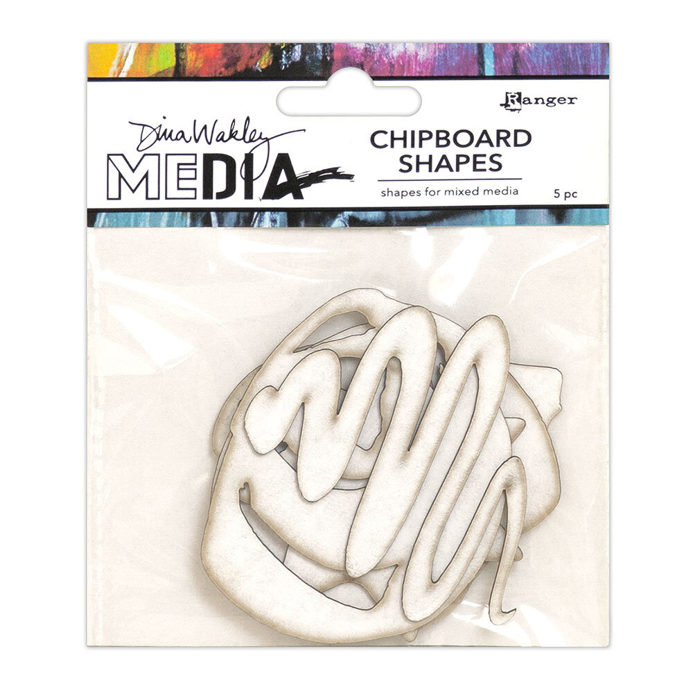 Ranger Dina Wakley MEdia Chipboard Shapes Basics (MDA65913) (DISCONTINUED) Ranger Dina Wakley MEdia Chipboard Shapes Basics (MDA65913) (DISCONTINUED)