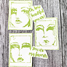 Ranger Dina Wakley MEdia Cling Stamps Boxed Faces (MDR52791) (DISCONTINUED) Ranger Dina Wakley MEdia Cling Stamps Boxed Faces (MDR52791) (DISCONTINUED)
