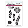 Ranger Dina Wakley MEdia Cling Stamps Bold Journal Elements (MDR47605) (DISCONTINUED) Ranger Dina Wakley MEdia Cling Stamps Bold Journal Elements (MDR47605) (DISCONTINUED)