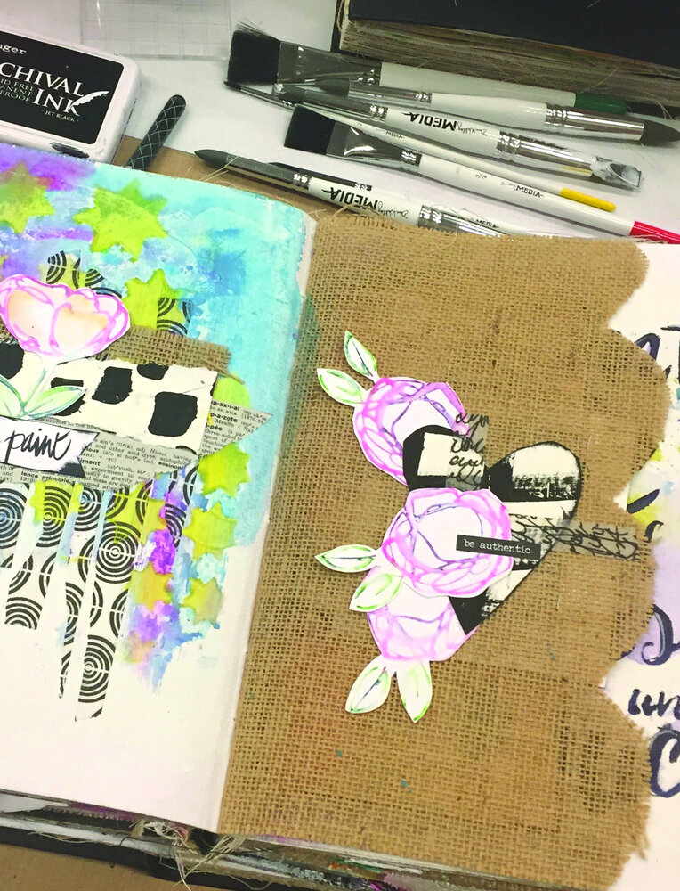 Ranger Dina Wakley MEdia Cling Stamps Abstract Blooms (MDR55679) (DISCONTINUED) Ranger Dina Wakley MEdia Cling Stamps Abstract Blooms (MDR55679) (DISCONTINUED)