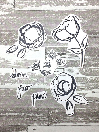 Ranger Dina Wakley MEdia Cling Stamps Abstract Blooms (MDR55679) (DISCONTINUED) Ranger Dina Wakley MEdia Cling Stamps Abstract Blooms (MDR55679) (DISCONTINUED)